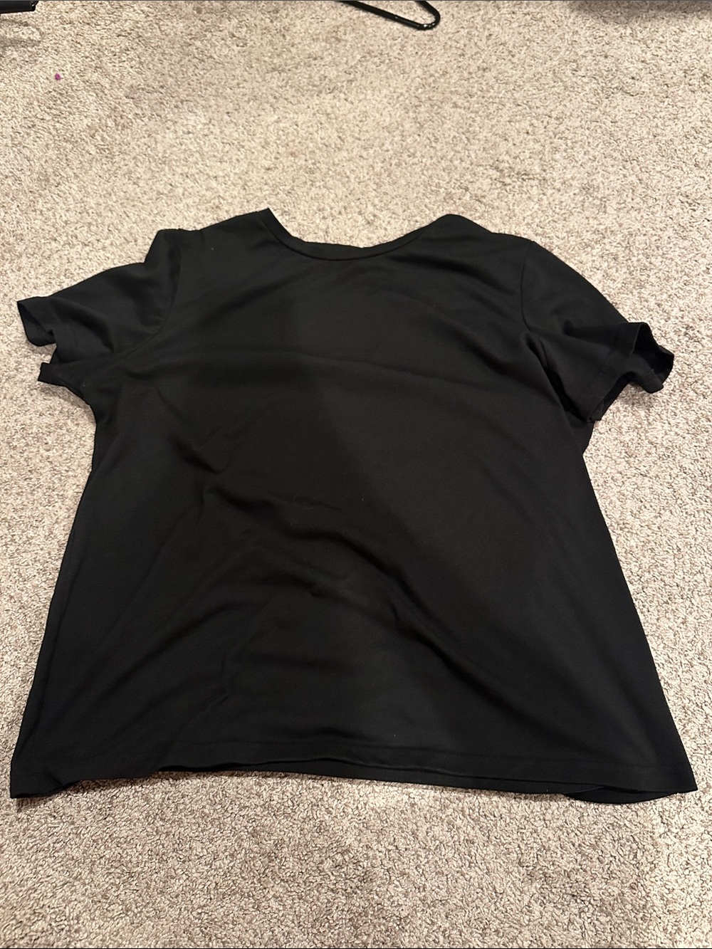 SHEIN Black Short Sleeve Crewneck Tee